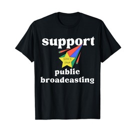 Protect P.B.S Save Public Broadcasting Service 80s Nostalgia T-Shirt