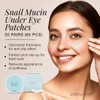poppy austin Snail Mucin Gold Eye Patches for Dark Circles,