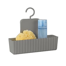 WENKO Minas Taupe Shower Caddy Wall Basket