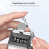 Metal Tally Counter Clicker Counter Handheld Pitch Counter, Manual Mechanical