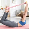 Pedal Resistance Bands With Handle, 6 Tube Pedal Resistance Band(Pink)