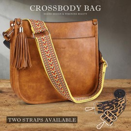 4053 Women's Elegant Crossbody Bag For Women Leather Hobo Handbag Wallet Set With 2count Adjustable Guitar Leopard Strap hkclufbag crossbody purses 2025:_whiteapricot