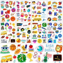 School Stickers for Scrapbooking, 256Pcs First Day of School Teacher Reward Cute Back to School Stickers for Teens Toddler Students Classroom Decorations