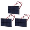 Deer Feeder Solar Panel 6v, 3PCS Mini Solar Panel, Solar