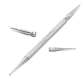 LAJA Imports 'Dotting Tool for Acrylic Nail Art Double Ended Needle & Dotter Manicure Design Lines & Dots Quality Beauty Tool
