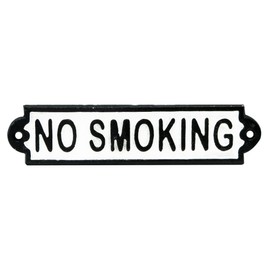 Kreatif Kraft 83515 'NO SMOKING' Cast Iron Sign