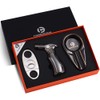 Cigar Cutter and Lighter Ashtray 3 Pieces Set Stainless Steel