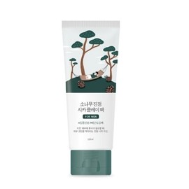 Round Wrap for Men Pine Calming Cica Clay Pack 100ml 1pc Men’s Soothing Pack Sebum Pores Home Care Gently Care / 라운드랩 포 맨 소나무 진정 시카 클레이 팩 100ml 1개 남성 진정팩 피지 모공 홈케어 부드럽게 관리