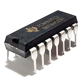 Juried Engineering SN74HC02N SN74HC02 74HC02 7402 Quadruple 2-Input Positive-NOR Gates Breadboard-Friendly IC DIP-14 (Pack of 10)