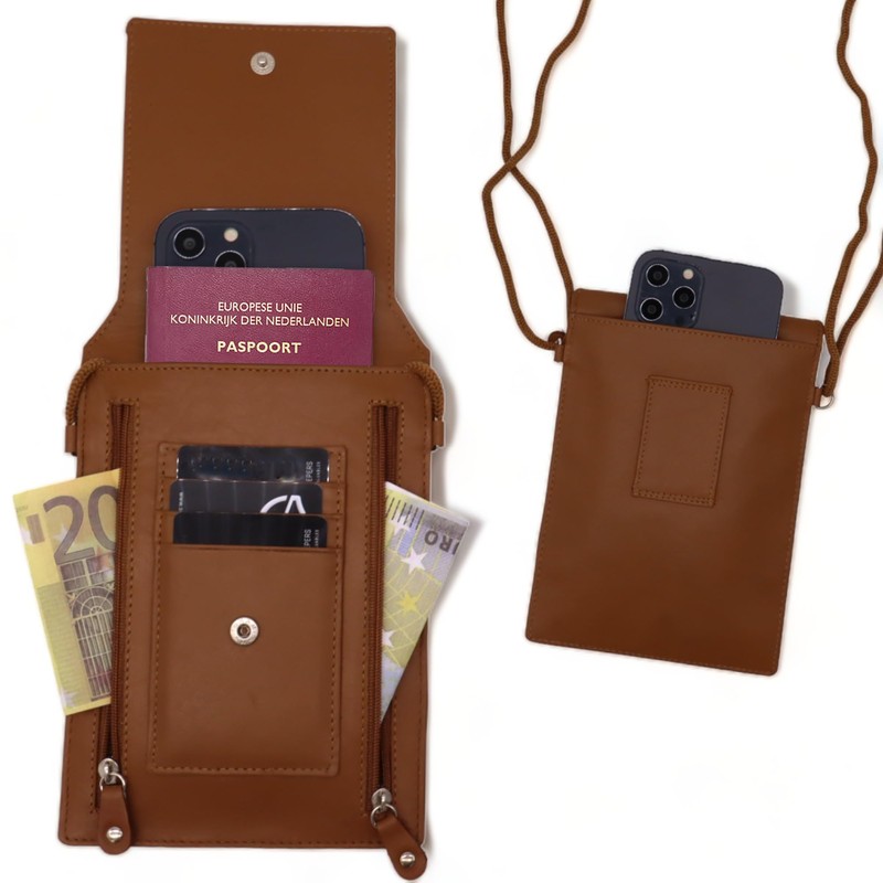 Safekeepers Neck Pouch Shoulder Bag to Protect Your Valuables in