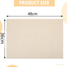 3pcs All-Cotton Tea Towels for Baking Sourdough 45x36cm Unbleached Bread Proofing Cover Cloth, Flour Sack Towels for Dough Raising Baguettes Loaves Ciabatta Bread Basket Cloth Bakers Gifts (3pcs)