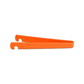 Butterie Toaster Tongs with Oven Rack Hook (Orange)