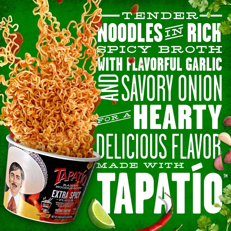 Tapatio Spicy Ramen Noodle Soup Big Bowl - Extra Spicy