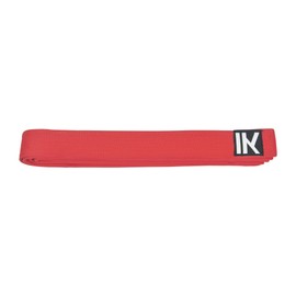 IKKEN Karate Judo Taekwondo Belts Colours | Plain & Striped (Red, 260cm)
