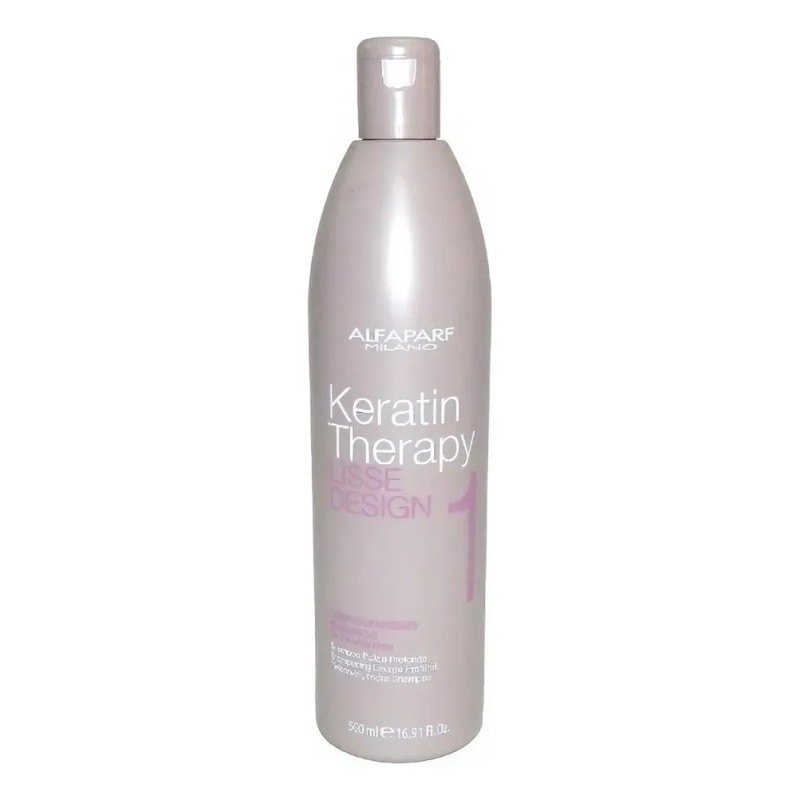 Paso 1 Alisado Liss Design Alfaparf Shampoo X 500ml Limpieza