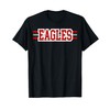 Eagles Red White School Spirit T-Shirt