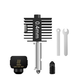 YOOPAI Hotend Kit for Bambu Lab A1/A1 mini, Upgraded 0.4mm Hardened Steel Nozzle with 1 Silicone Cover Sock - 1 Pcs