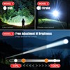 Rechargeable Flashlight 20000 High Lumens, Zoomable LED Flashlights with Power