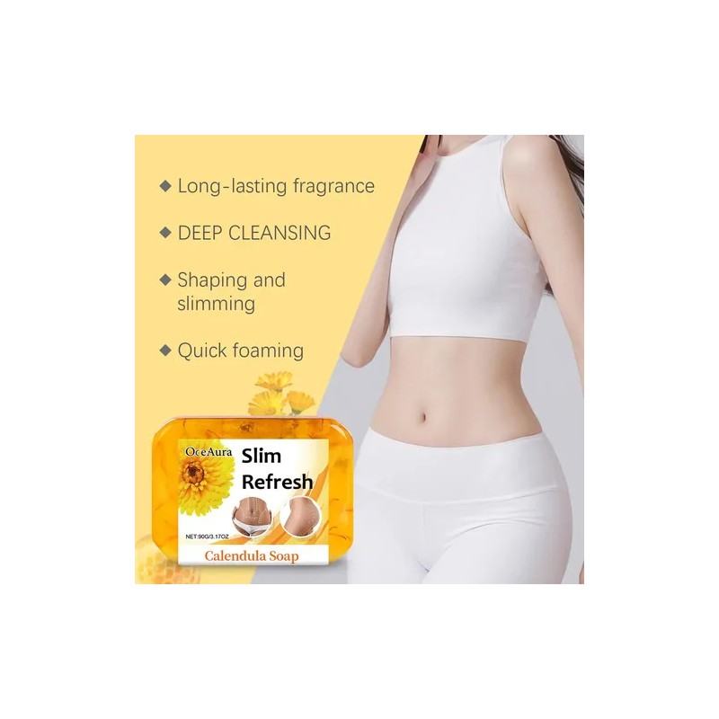 2 Jabón Limpiador Refrescante Calendula Sculpting, 90 G-