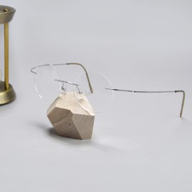 Eyekepper Titanium Rimless Round Reading Glasses Circle Readers Silver，+1.25