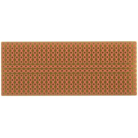 SB300 Solderable PC BreadBoard, 1 Sided PCB, Matches 300 tie-Point breadboards, 1.20 x 3.00 in (30.5 x 76.2 mm)