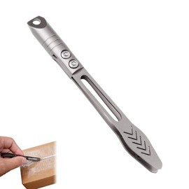 Tweezers for Men - Multipurpose Titanium Alloy Forceps | Portable Key Charm Tweezers for Cosmetic Application Electronics Repair Splinter Removal Craft Projects Jewelry Making