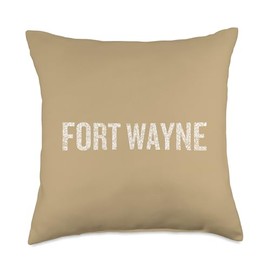 Fort Wayne Throw Pillow