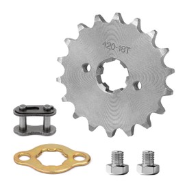 Tunejoy Motorcycle Engine Chain Sprocket 420 18T 20 mm Small Sprocket for 50cc 70cc 90cc 110cc Dirt Bike Pit Bike ATV Quad Motorcycle Mini Bike