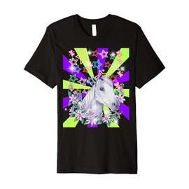 Retro Horse Head Horse 60s Horses Teen Girls Rider Premium T-Shirt