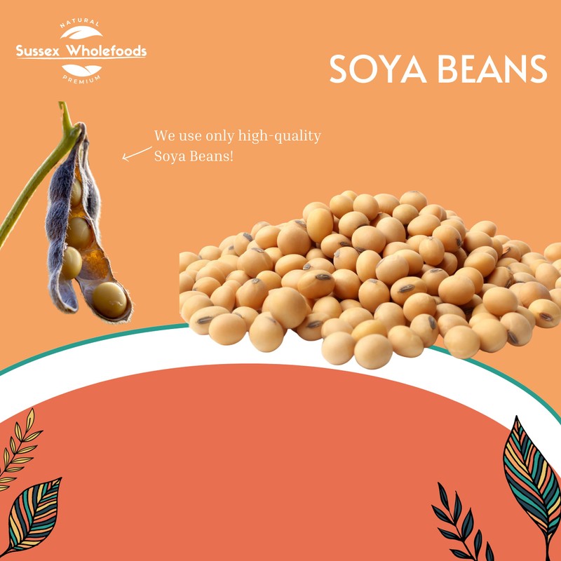 Sussex Wholefoods Organic SOYA Beans 500g