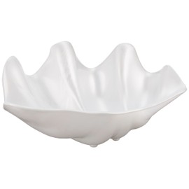 Winco PSBW-1W Shell Bowls, 22 Ounce, Pearl