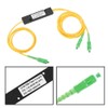 Ciglow Optical Splitter, 1X2 Singlemode Fiber Optical Splitter SC/UPC PCL