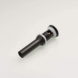 Bathroom Sink Drain Black Pop Up Drain Stopper with overflow Vanity Commercial for Sink Fits Standard Bathroom Sink Hole 1-1/2" to 1-3/4"