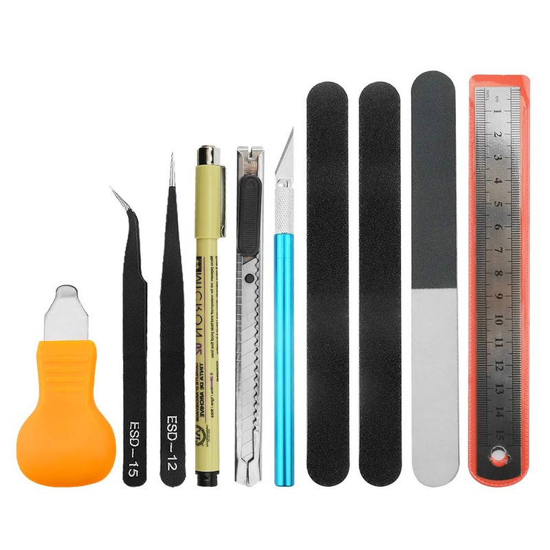 WMYCONGCONG 17 PCS Compatible with Gundam Modeler Basic Tools Hobby