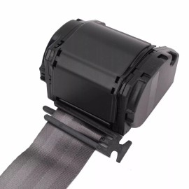 C-HORSE 2 Retractable 3 Point Safety Blue Seat Belt Straps Vehicle Adjustable Belt Kit