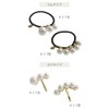 VingTAINE H7319-A-3TU-HGOM Pearl Design, Pony Hook, Hair Cuff, Hair Elastic,