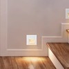 Motion Sensor Night Light PC Super Bright Wall Embedded LED