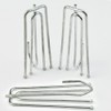 60 ​Pack Stainless Steel Shower Curtain Hooks Pleater Tape Hook
