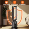 ASZ Tower Space Heater Bladeless with Thermostat- Oscillating Digital Ceramic