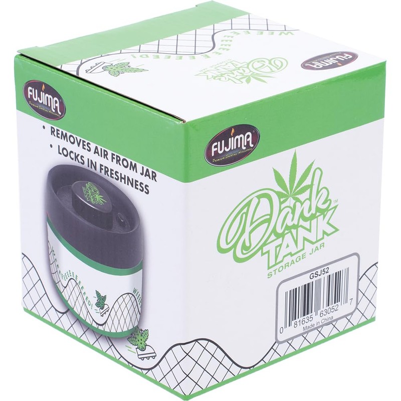 Fujima 4.25in Rollercoaster Ultra Dank Tank Vacuum Jar – 400ml