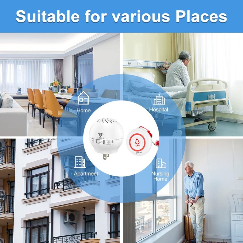 SINGCALL Tuya Wifi Smart SOS - Sistema inalámbrico de emergencia