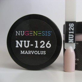 NuGenesis Nail Dipping Powder Color 1.5oz/43gram Jar - (NU126 MARVOLUS)