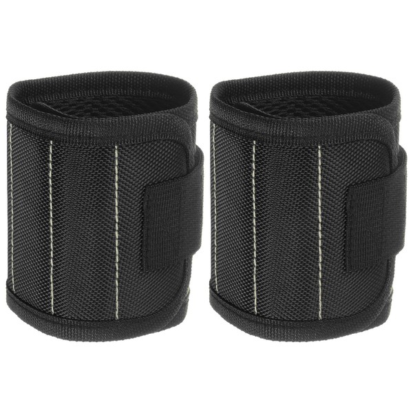 HARFINGTON 2pcs Magnetic Wristband for Screws 15 Powerful Magnets 5
