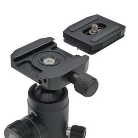 Velbon 471512 QHD-S5AS Medium Base Diameter 1.5 inches (37 mm) Link Stop System, Torque Adjustable, Arca-Swiss Compatible, Aluminum