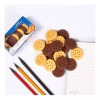 cookie ERASERS 20pz De Gomas Forma De Galleta Kawaii Borradores