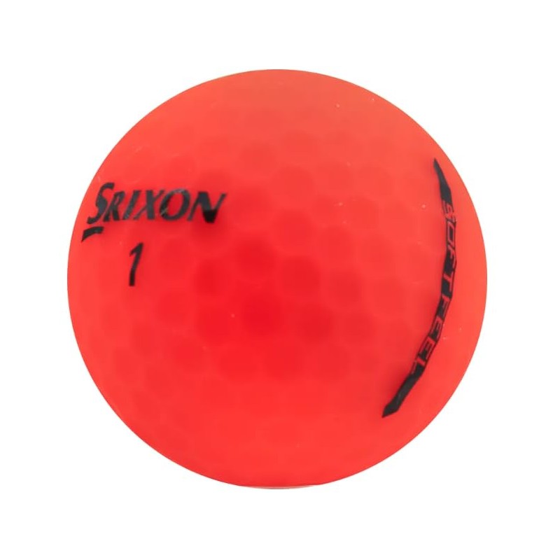Srixon Soft Feel 13 Red Monogrammed Golf Balls