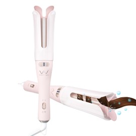 VAV Automatic Hair Curling Iron Negative Ionic Hair Curler Ceramic 1.25" Barrel Ideal for Creating Versatile Curls