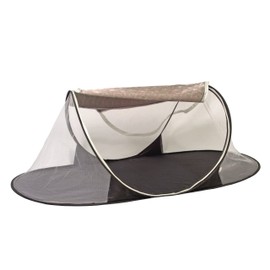 I Frogee Dark Brown/Pink Floral Brocade Pop-Up Tent