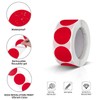 Round Stickers Red 25 mm Circle Labels Colour Coding Dot