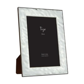 Tizo 8" X 10" Classic Hammered Beaded Silverplate Frame
